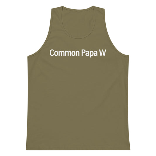 Common Papa W Premium Tank Top