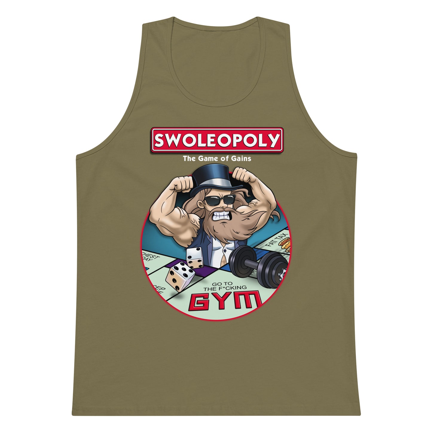 Swoleopoly Premium Tank Top
