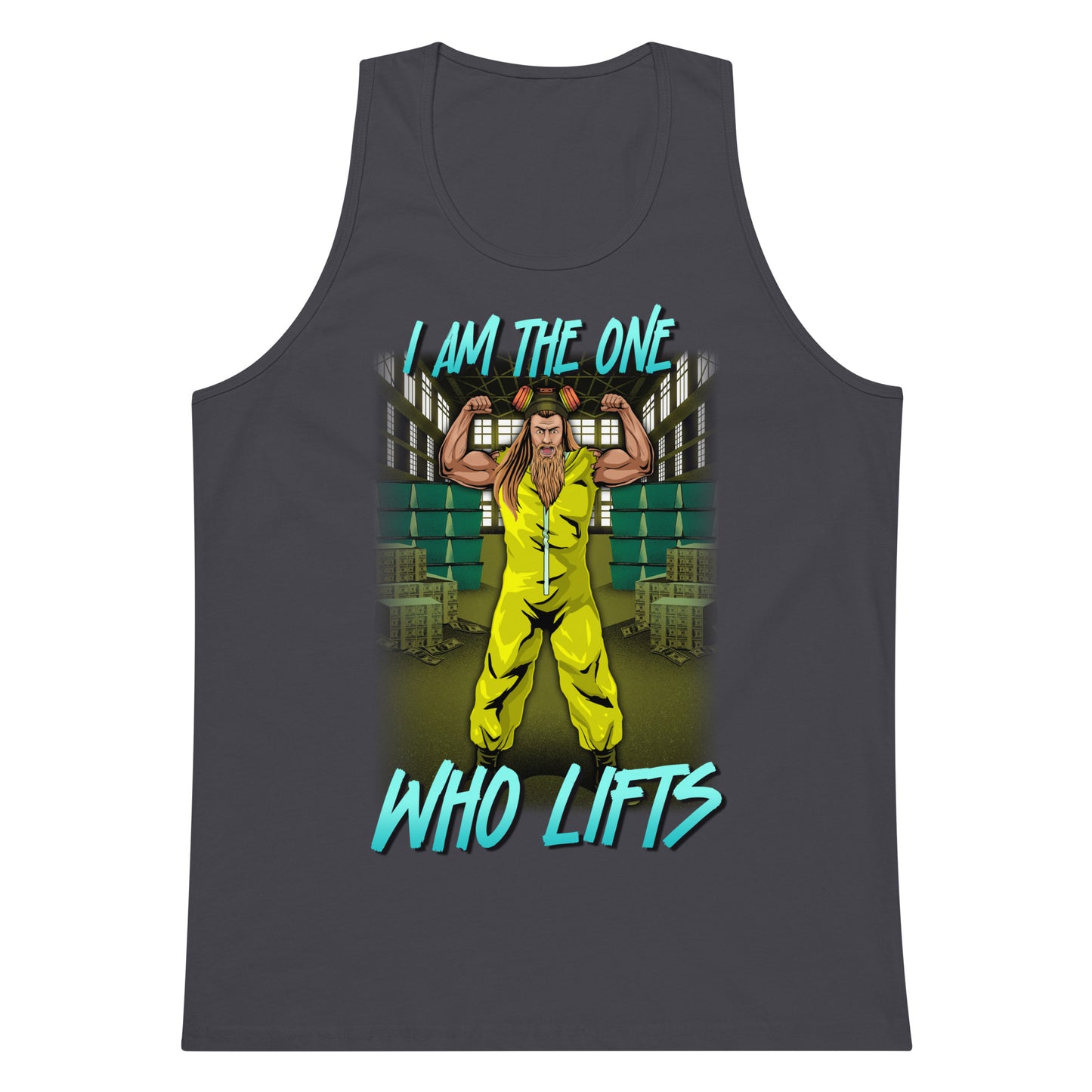 I am The One Who Lifts Men's Premium Tank Top