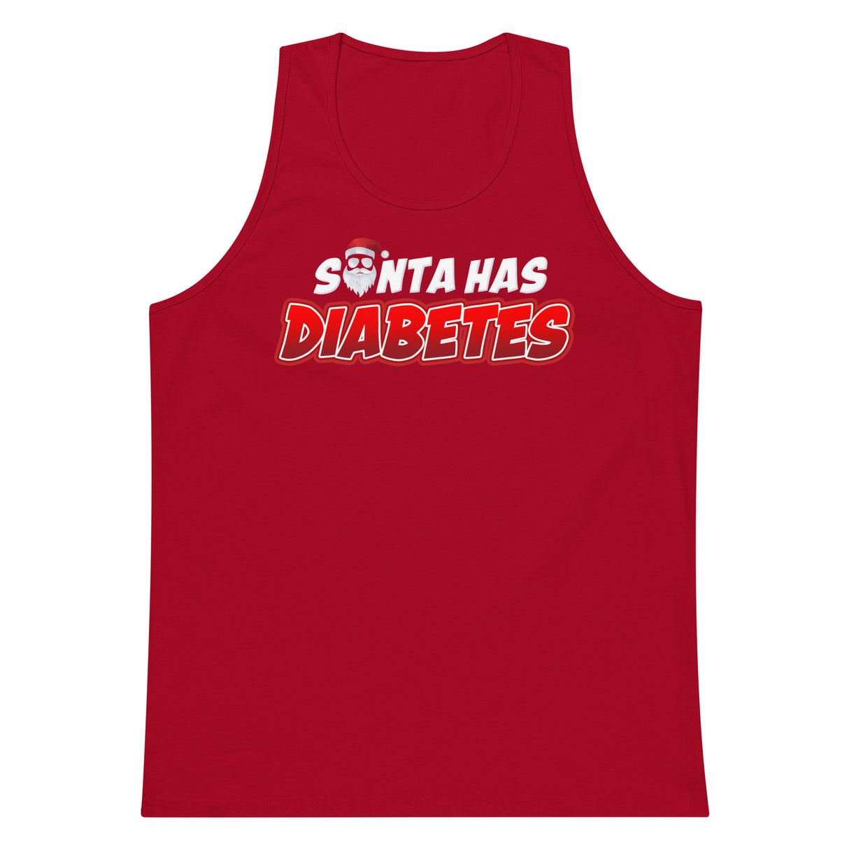 Santa Has Diabetes Premium Tank Top