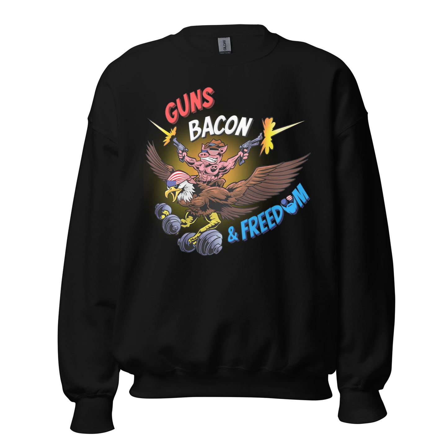 Guns, Bacon & Freedom (Image) Sweatshirt