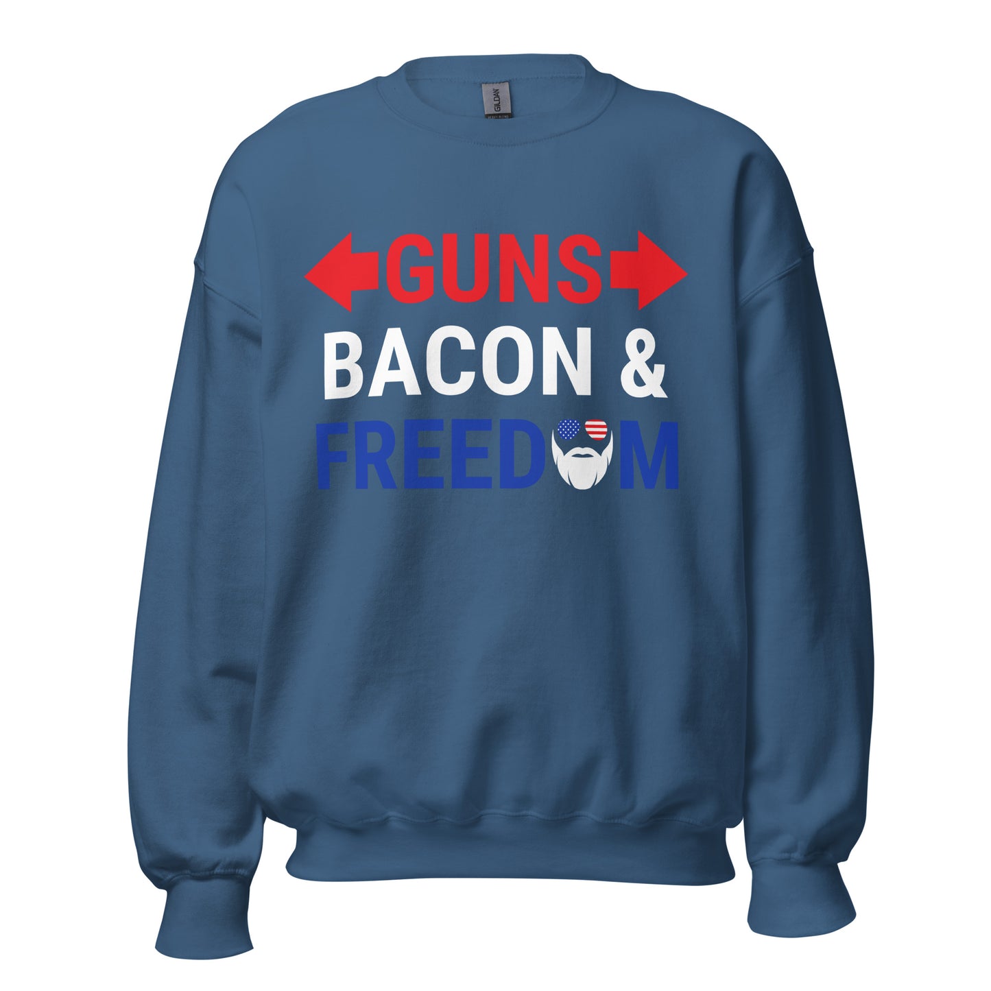 Guns, Bacon & Freedom (Text) Sweatshirt