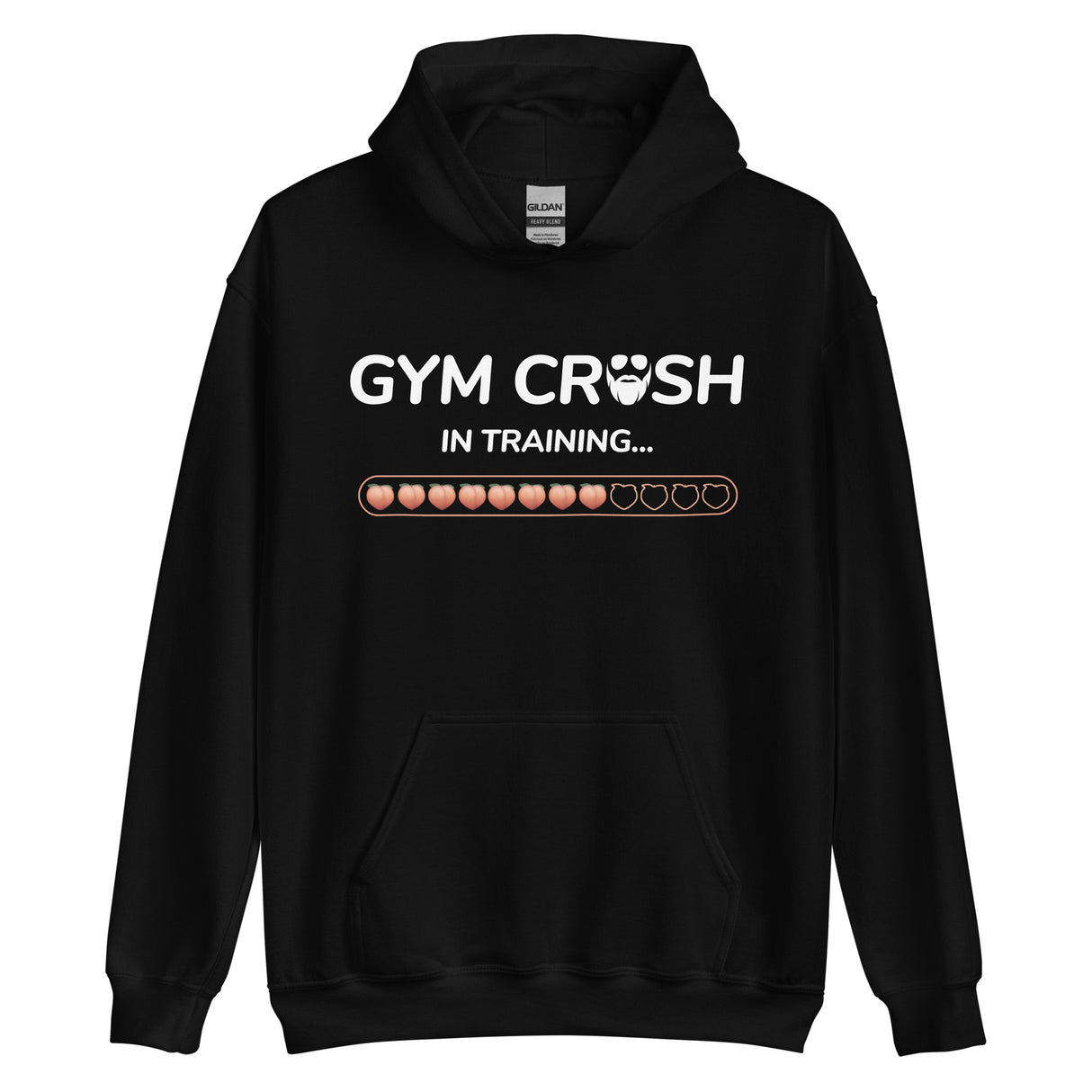 Gym Crush In Training (Peach) Hoodie