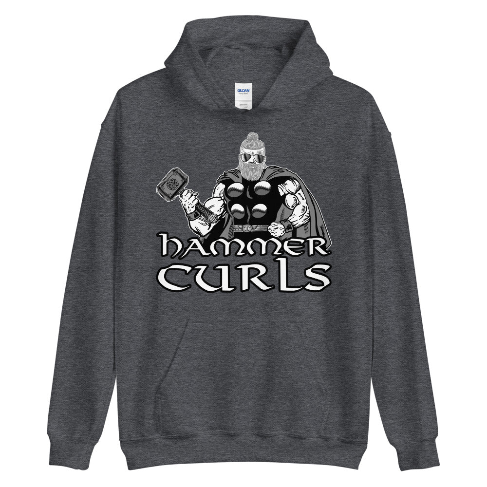 Hammer Curls Hoodie Papa Swolio