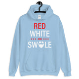 Red, White and Swole Hoodie