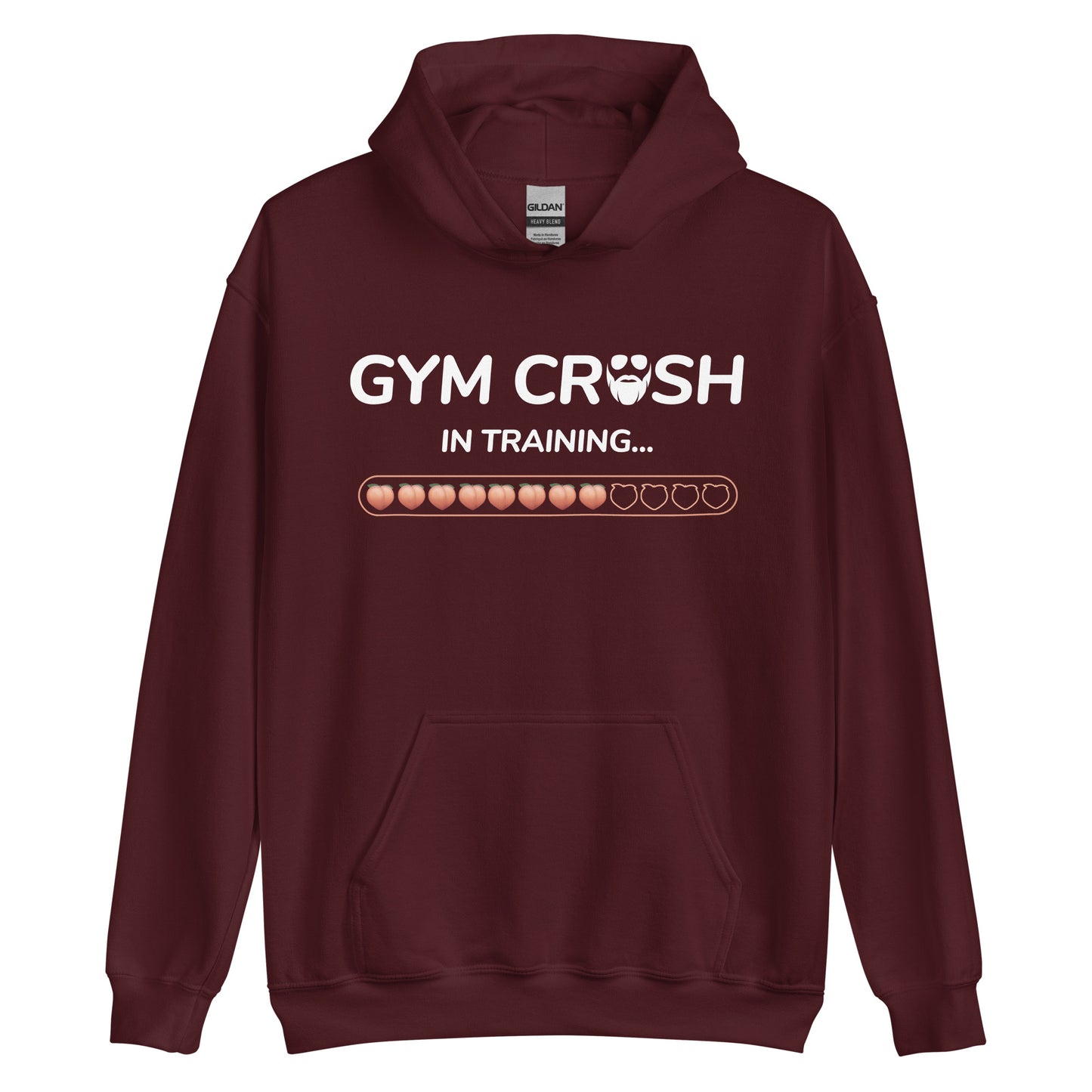 Gym Crush In Training (Peach) Hoodie