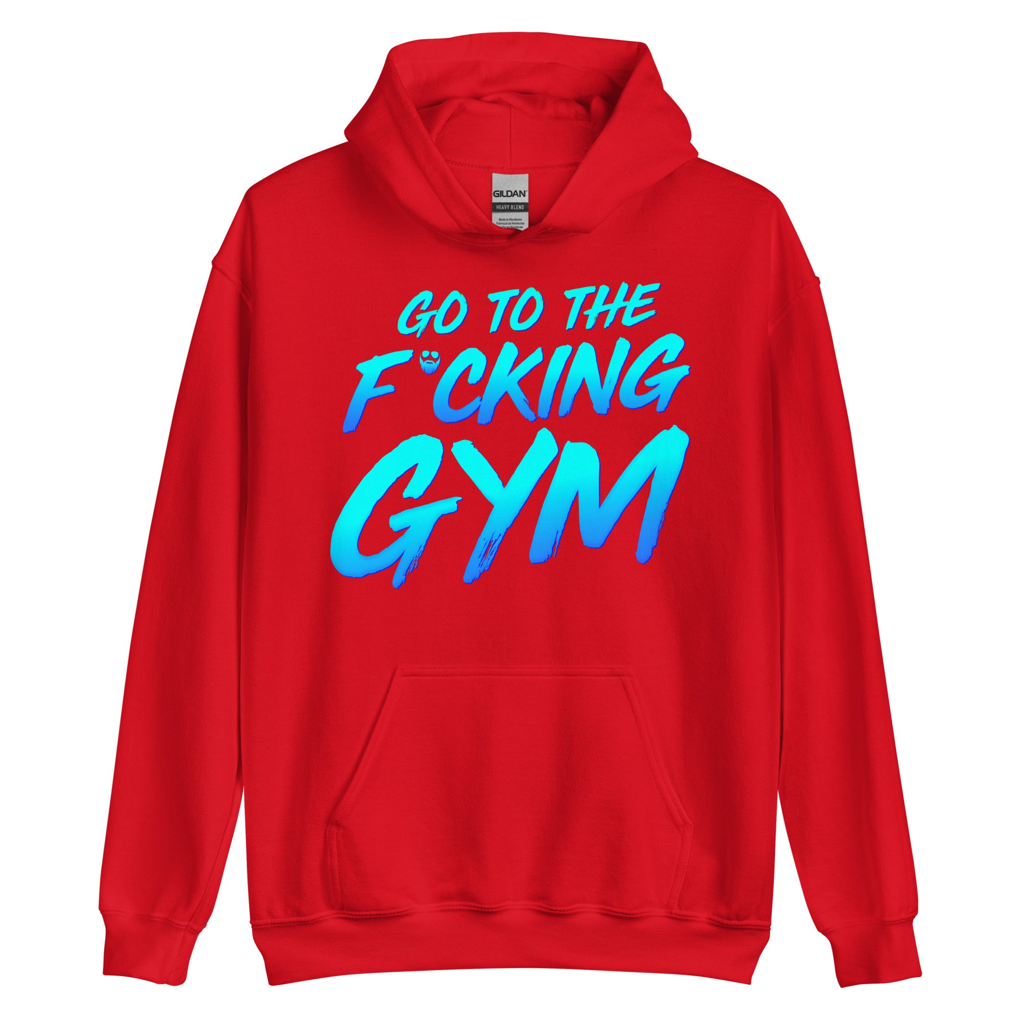 Red discount gym hoodie