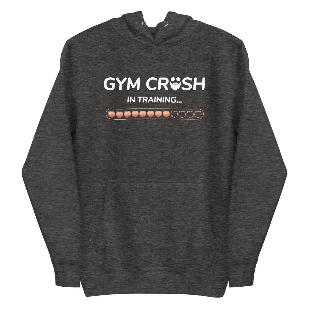 Gym Crush In Training (Peach) Premium Hoodie