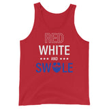 Red, White and Swole Men's Tank Top