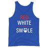 Red, White and Swole Men's Tank Top
