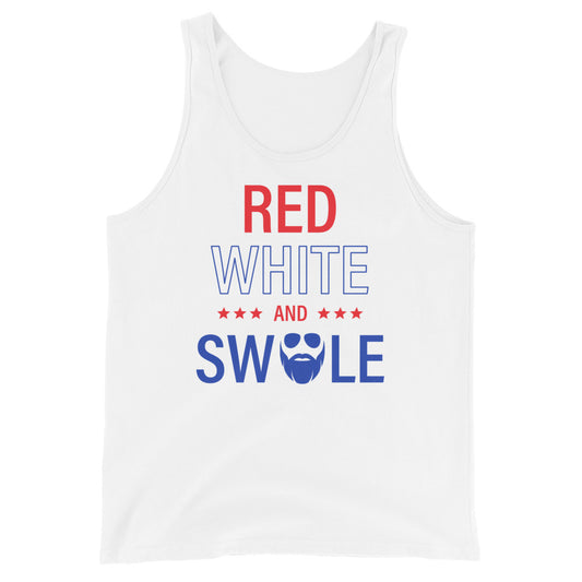 Red, White and Swole Men's Tank Top