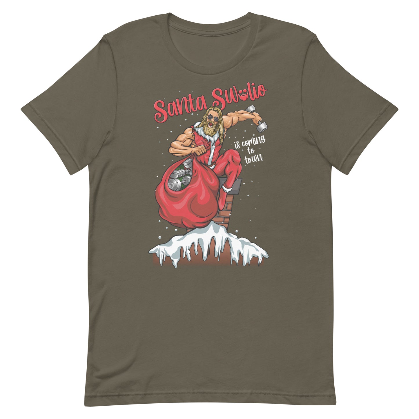 Santa Swolio Is Coming To Town T-Shirt