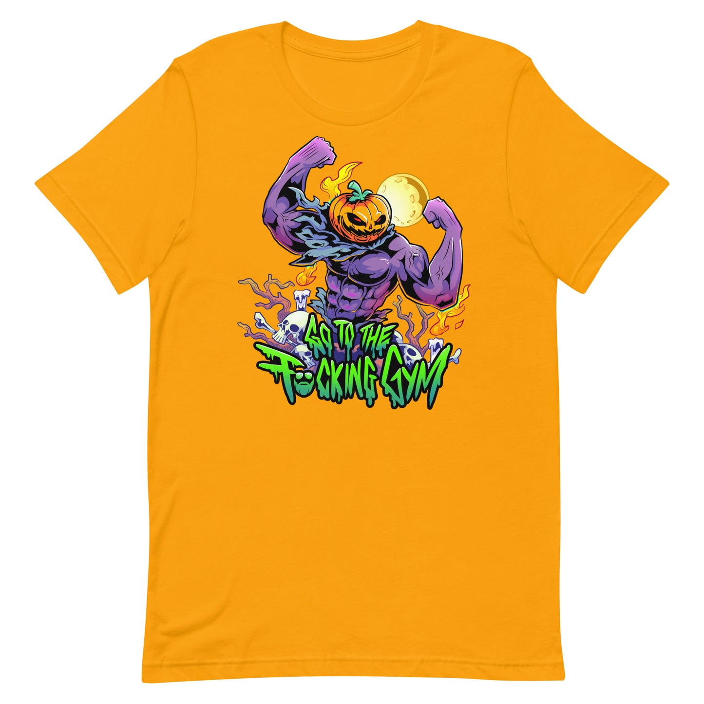 Pumpkin Head Go To The F*cking Gym T-Shirt