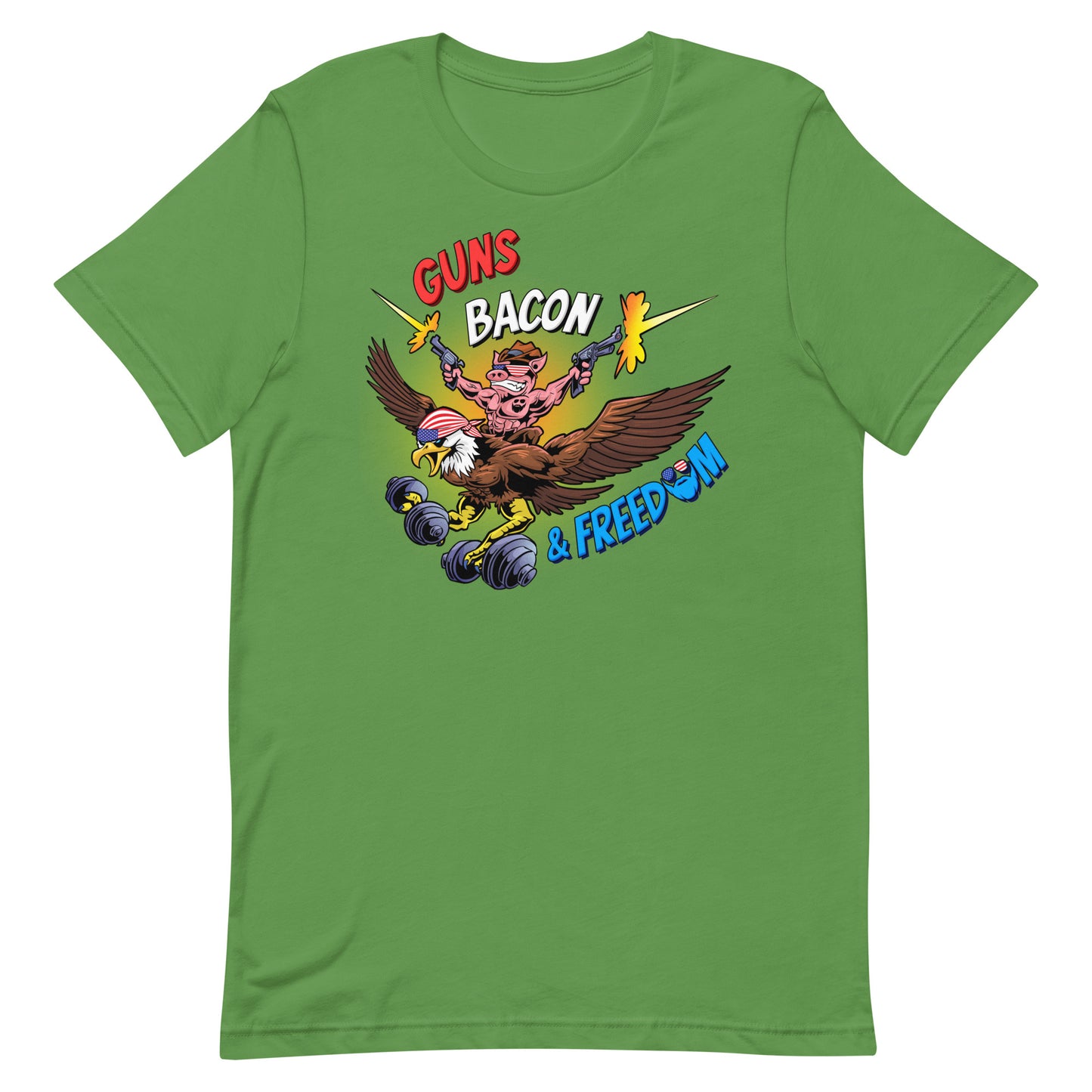 Guns, Bacon & Freedom (Image) T-Shirt