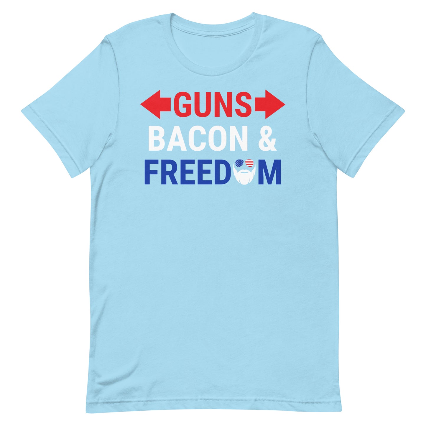 Guns, Bacon & Freedom (Text) T-Shirt