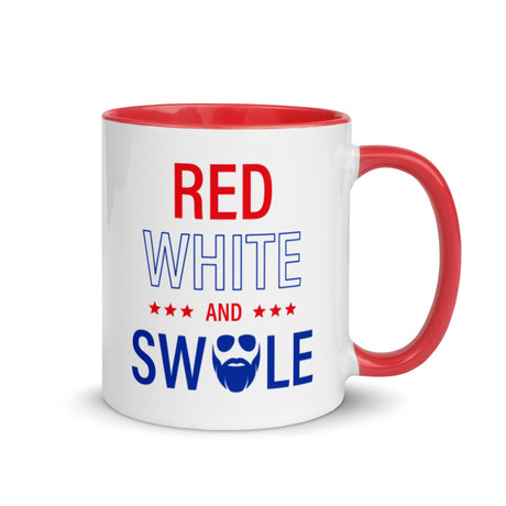Red, White and Swole Mug