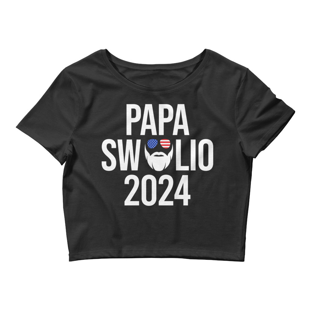 Papa Swolio 2024 Women’s Crop Tee