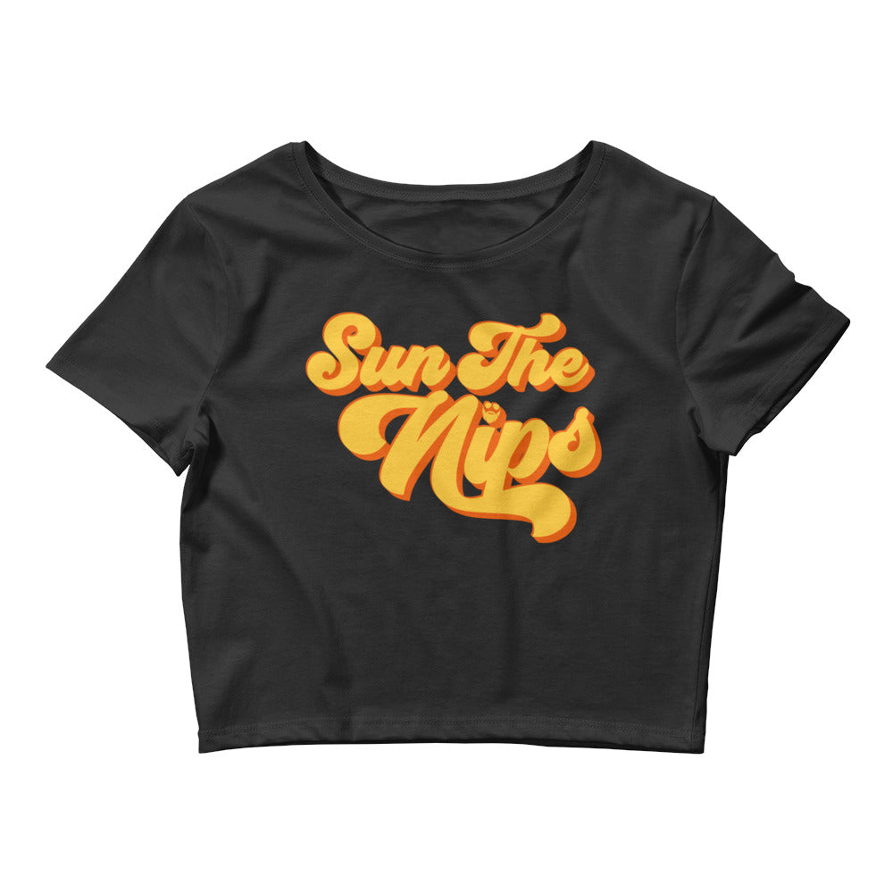 Sun The Nips Women’s Crop Tee