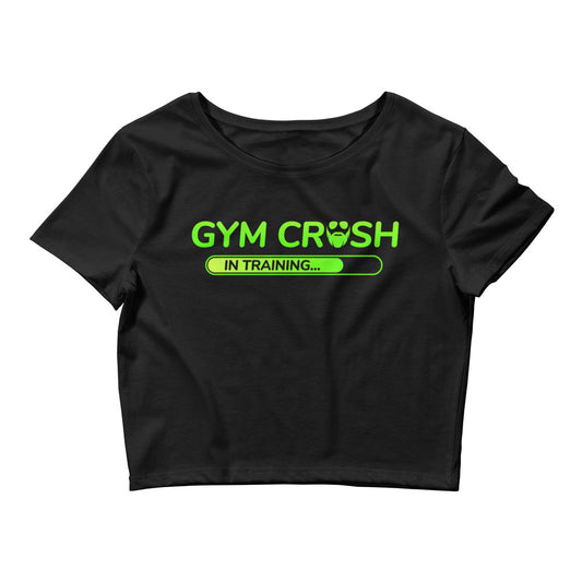 Gym Crush In Training (Green) Women’s Crop Tee