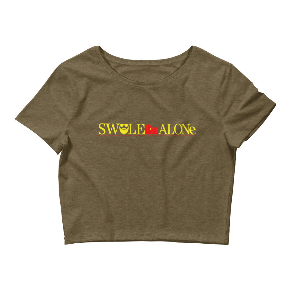 Swole Alone (Logo) Women’s Crop Tee