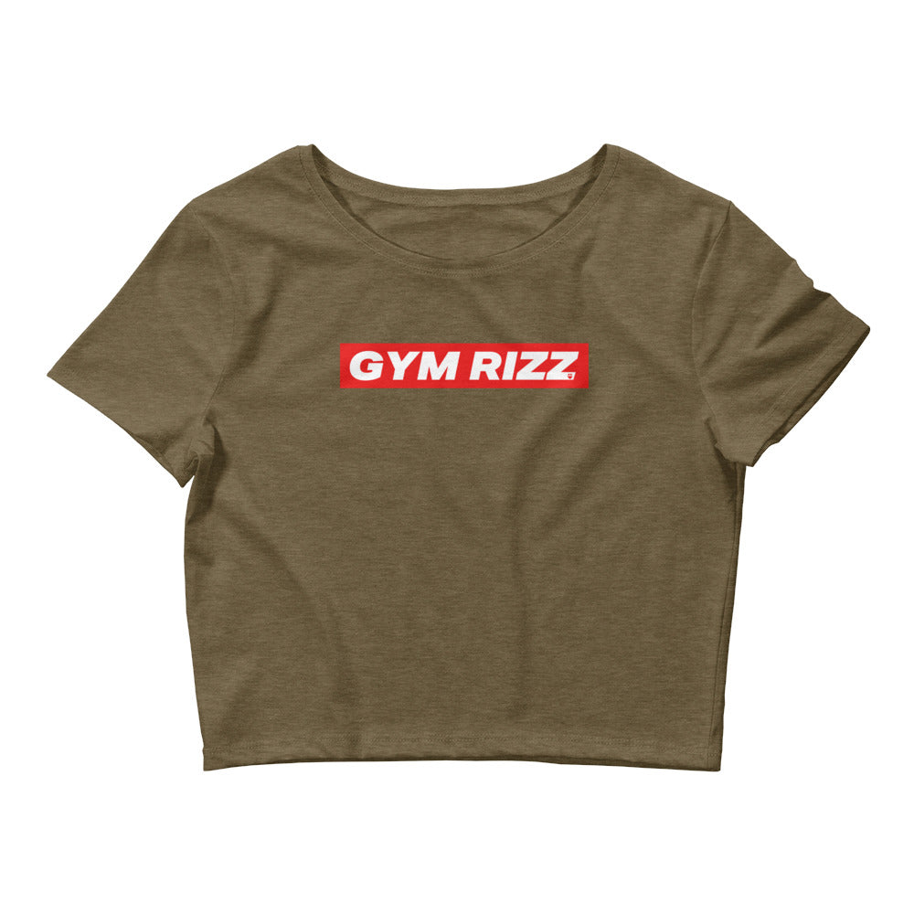 Gym Rizz Women’s Crop Tee
