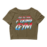 Go To The F*cking Gym USA Women’s Crop Tee