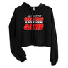 All I Want For Chirstmas Is Sick F*cking Gains Crop Hoodie