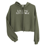 Kiss Me I'm Swole Crop Hoodie