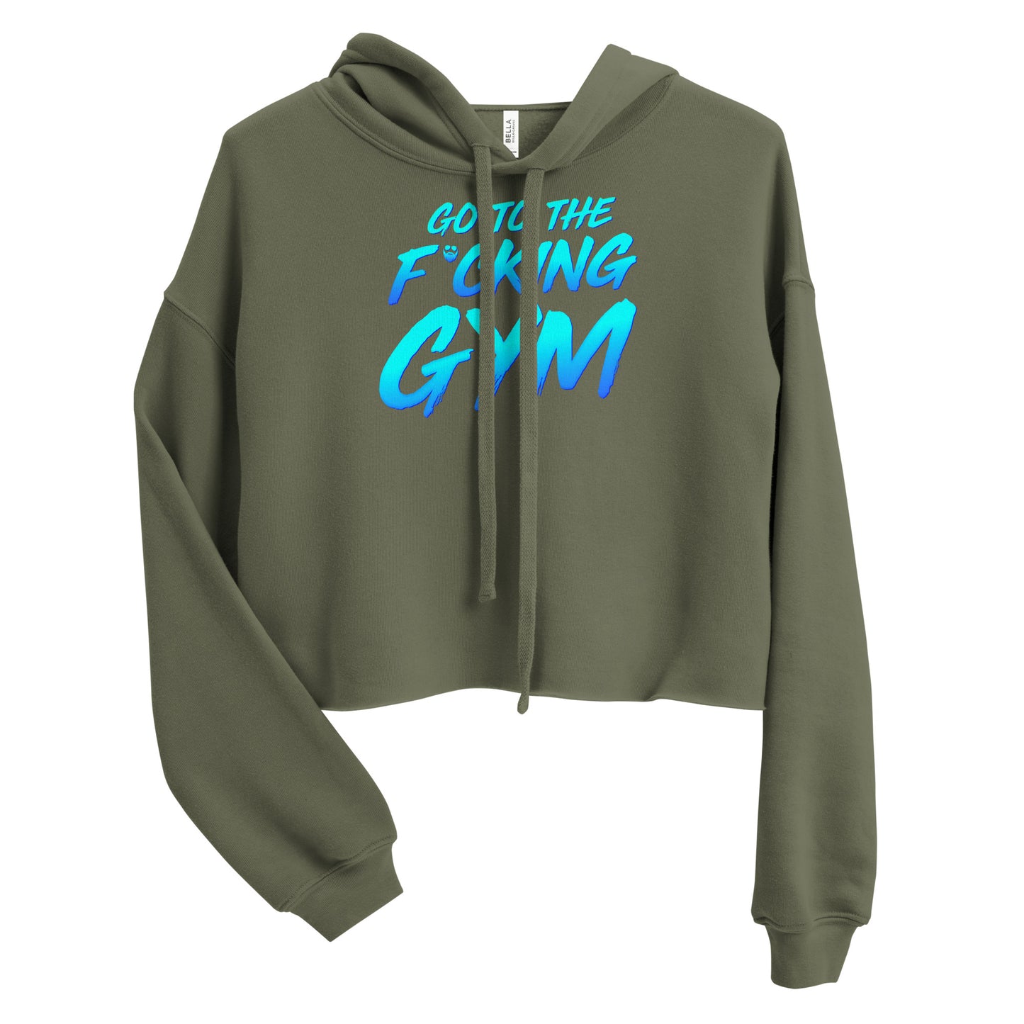 Go To The F*cking Gym Crop Hoodie