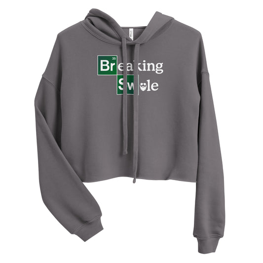 Breaking Swole Crop Hoodie