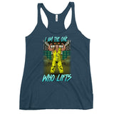 I am The One Who Lifts Women's Racerback Tank