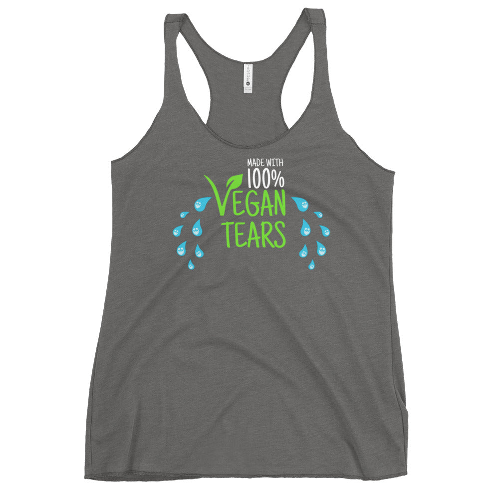 Vegan Tears Women's Racerback Tank