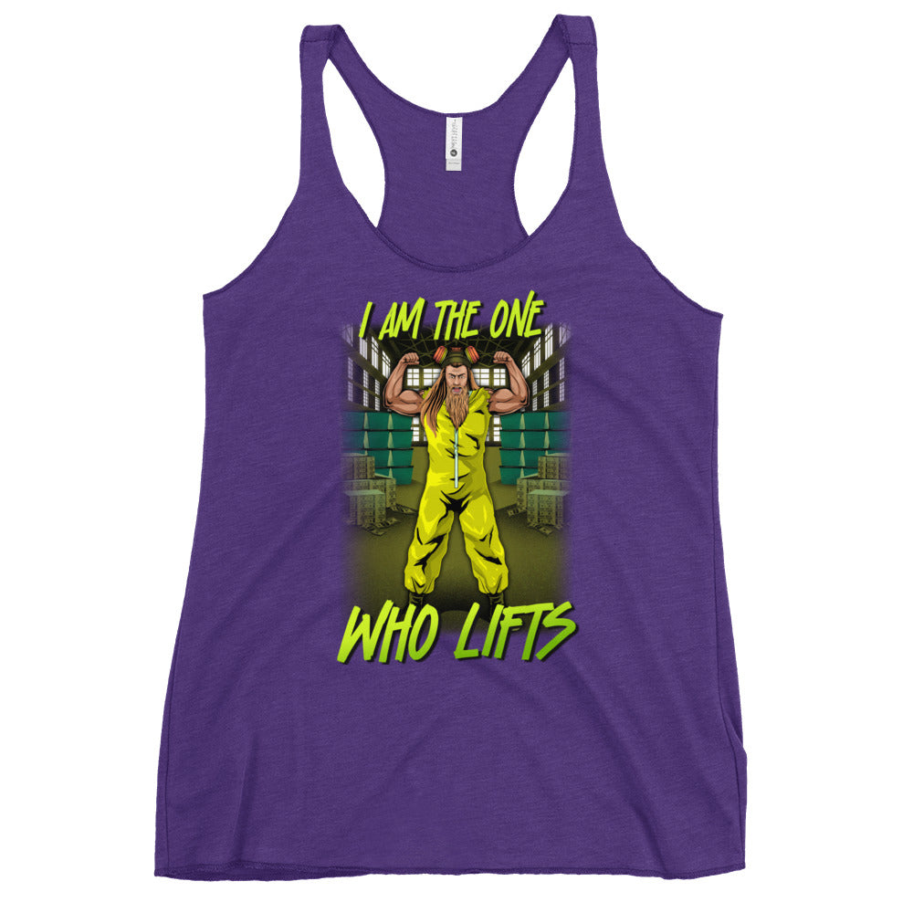 I Am The One Who Lifts Women's Racerback Tank