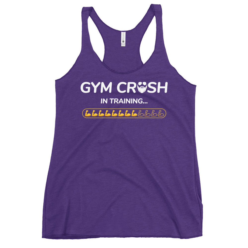 Gym Crush In Training (Bicep) Women's Racerback Tank