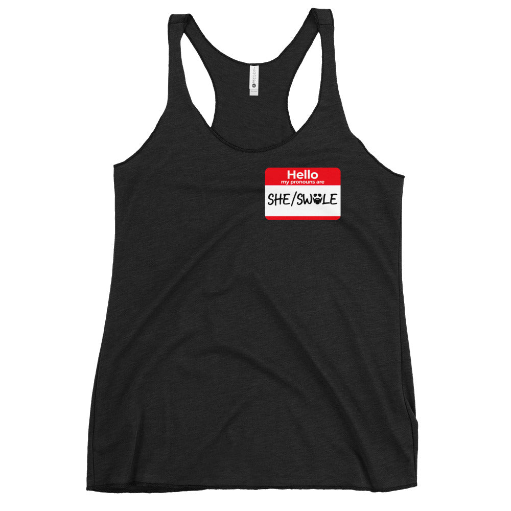 She/Swole Women's Racerback Tank