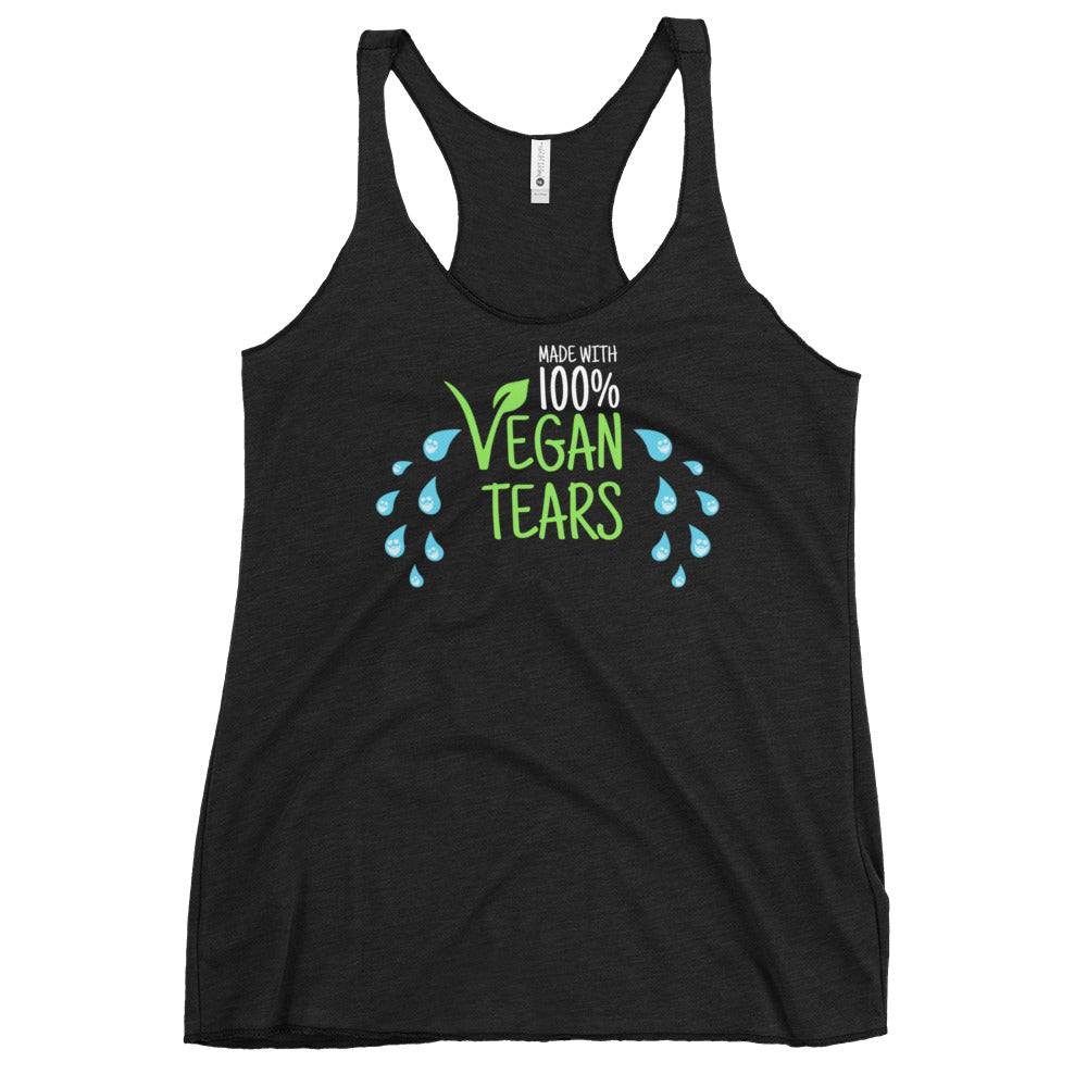 Vegan Tears Women's Racerback Tank