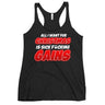 All I Want For Chirstmas Is Sick F*cking Gains Women's Racerback Tank