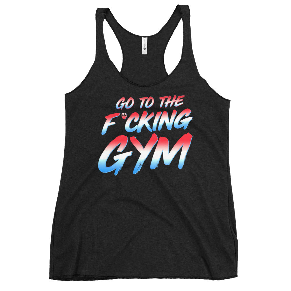 Go To The F*cking Gym USA Women's Racerback Tank