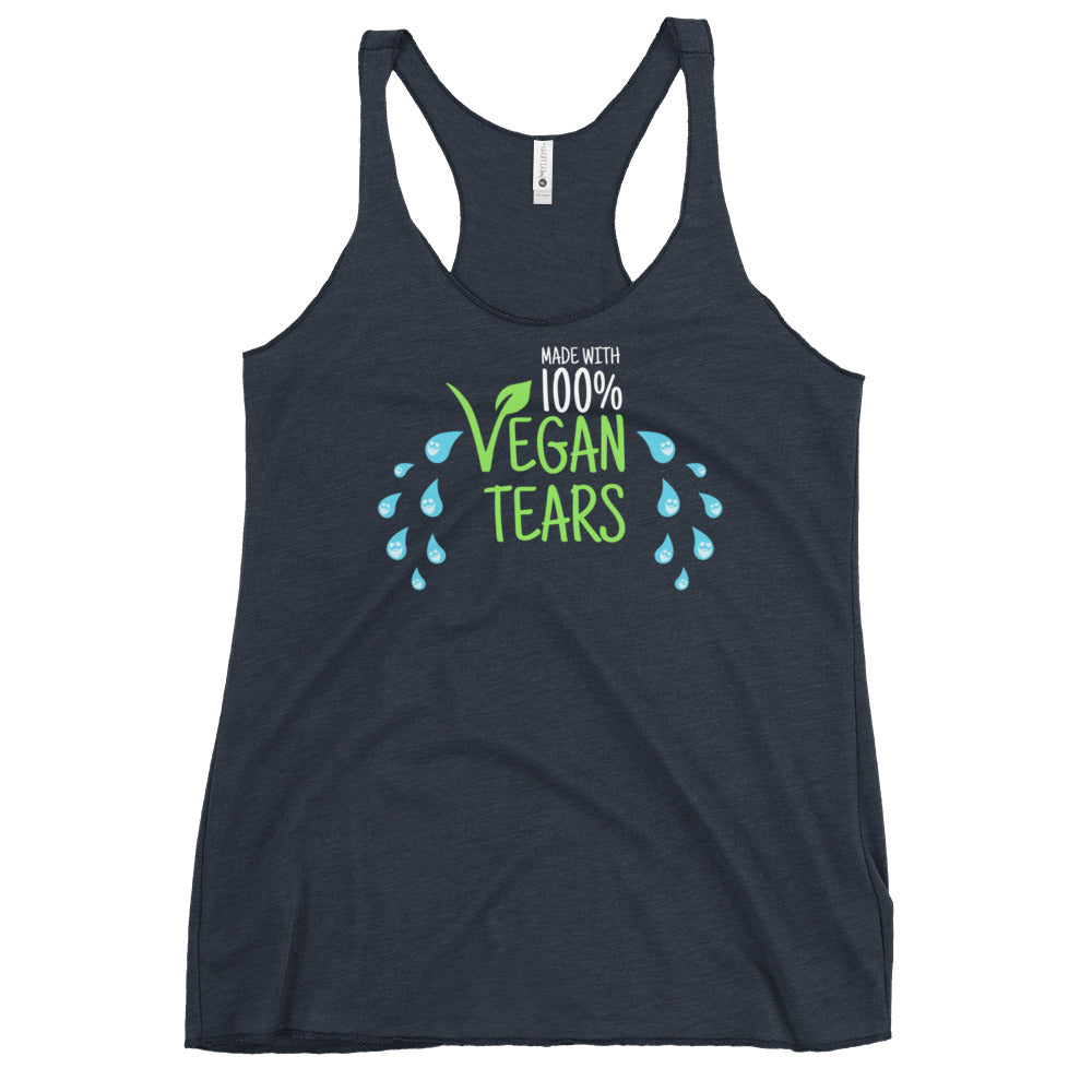 Vegan Tears Women's Racerback Tank