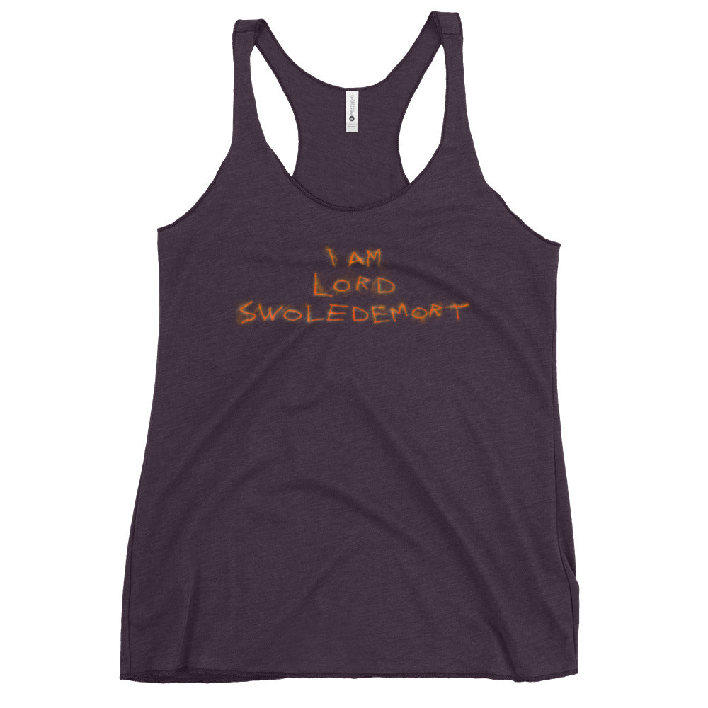 I am Lord Swoledemort Women's Racerback Tank