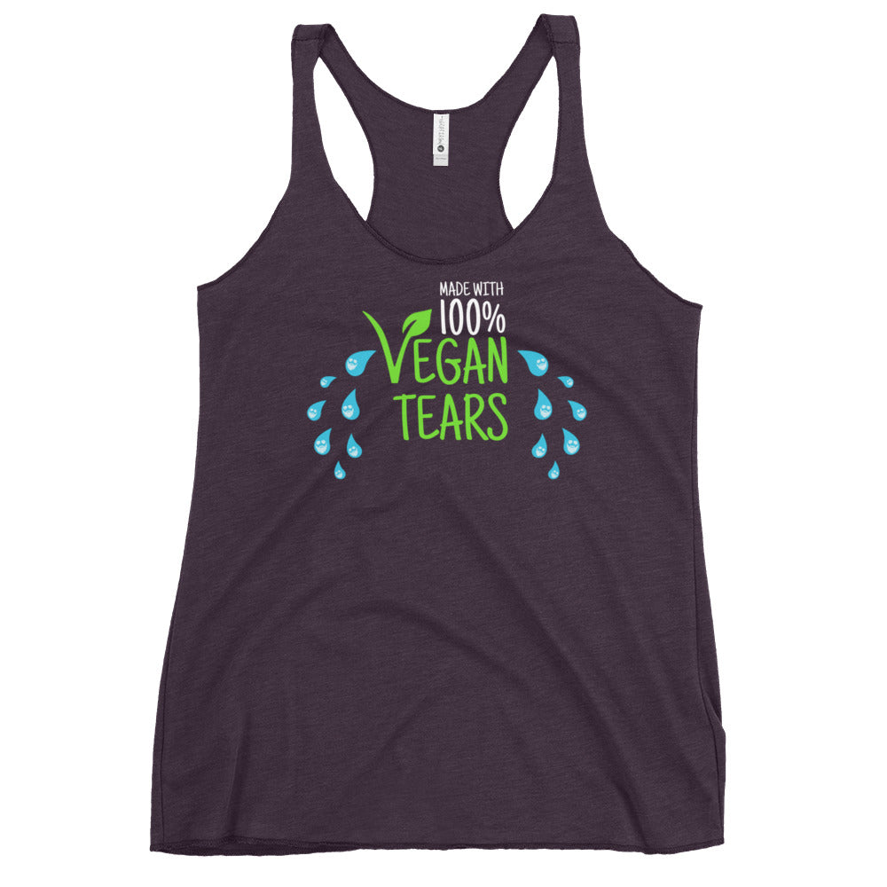 Vegan Tears Women's Racerback Tank