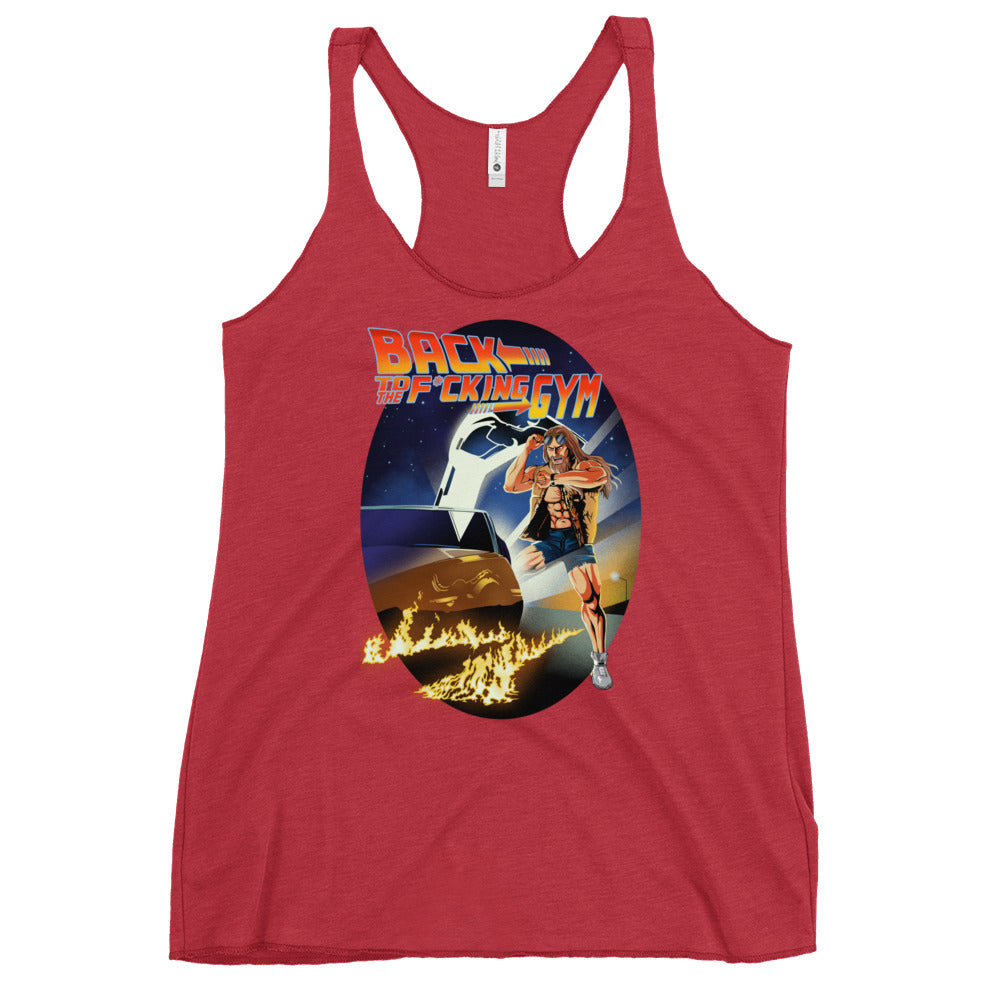 Back To The F*cking Gym (Image) Women's Racerback Tank