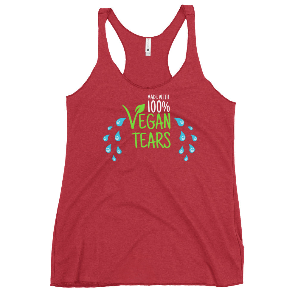 Vegan Tears Women's Racerback Tank