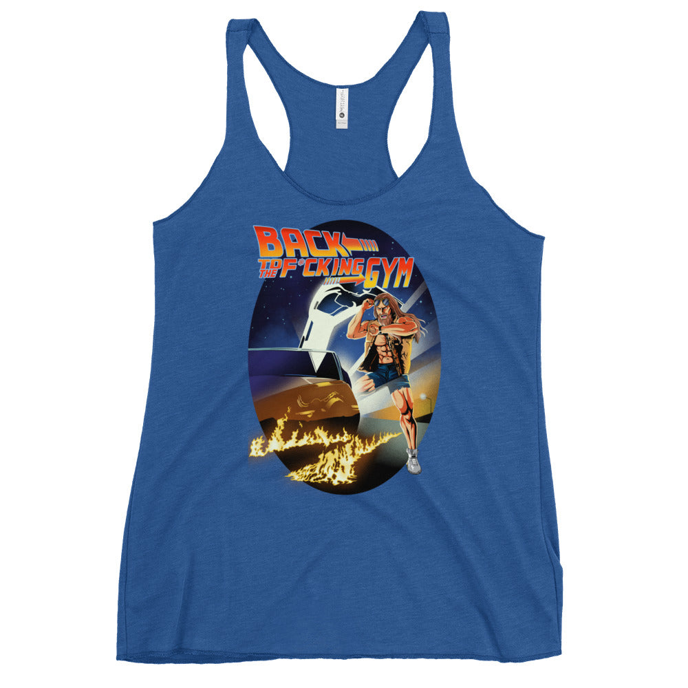 Back To The F*cking Gym (Image) Women's Racerback Tank