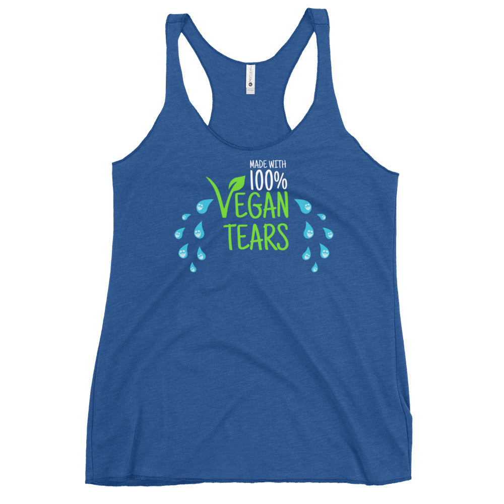 Vegan Tears Women's Racerback Tank