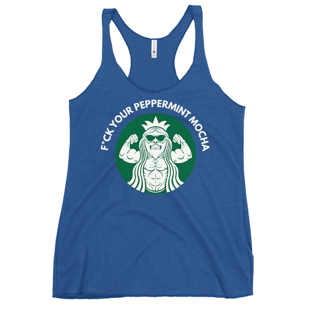 F*ck Your Peppermint Mocha Women's Racerback Tank