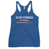 Gym Crush In Training (Peach) Women's Racerback Tank