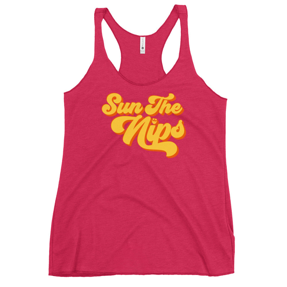 Sun The Nips Women's Racerback Tank